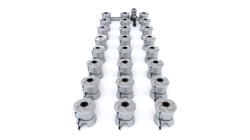 ALIEN Hydroponics V-SYSTEM 24 Pot 3 Row Kit product image 2