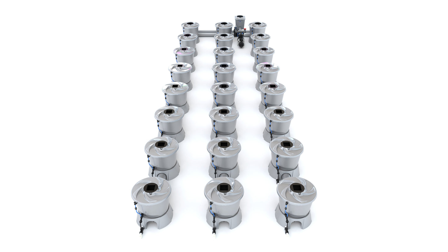 ALIEN Hydroponics V-SYSTEM 24 Pot 3 Row Kit product image 2