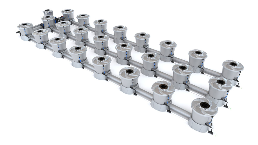 ALIEN Hydroponics V-SYSTEM 24 Pot 3 Row Kit product image 3