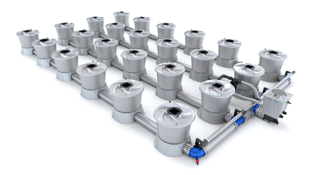 ALIEN Hydroponics V-SYSTEM 24 Pot 4 Row Kit product image 1