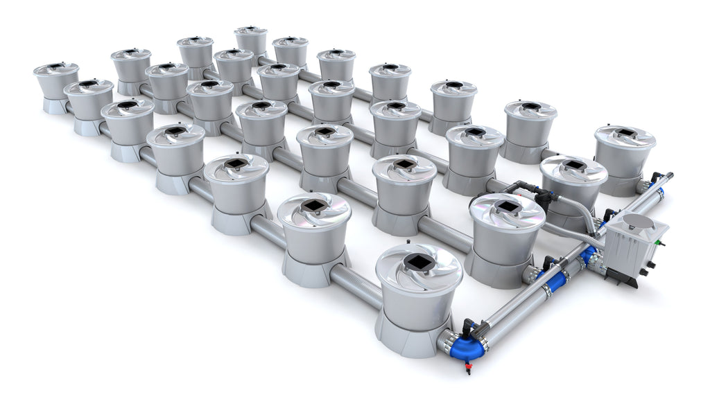 ALIEN Hydroponics V-SYSTEM 28 Pot 4 Row Kit product image 1