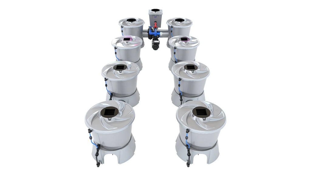 ALIEN Hydroponics V-SYSTEM 8 Pot 2 Row Kit product image 2