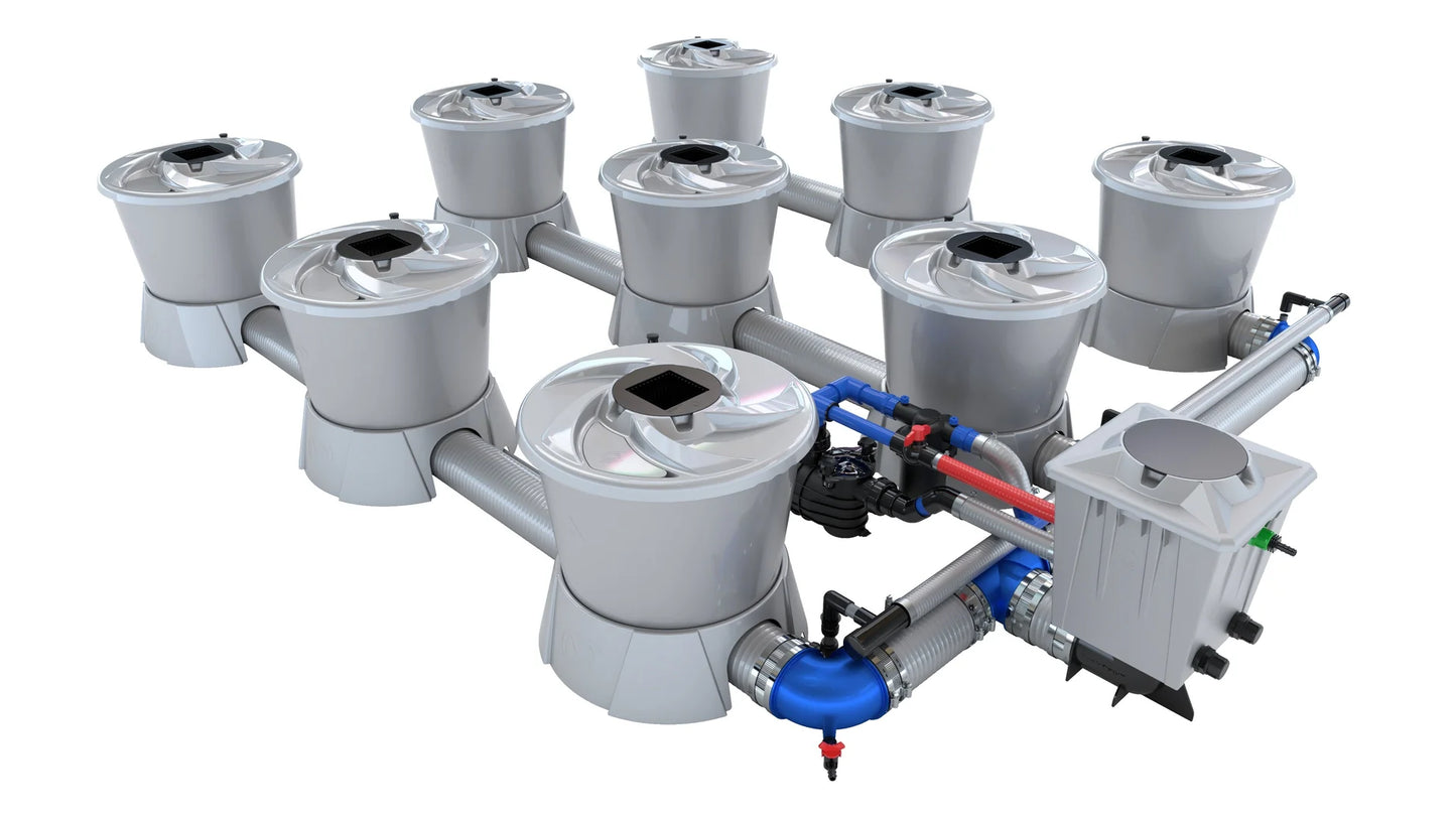 ALIEN Hydroponics V-SYSTEM 9 Pot 3 Row Kit product image 1