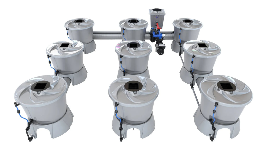 ALIEN Hydroponics V-SYSTEM 9 Pot 3 Row Kit product image 2