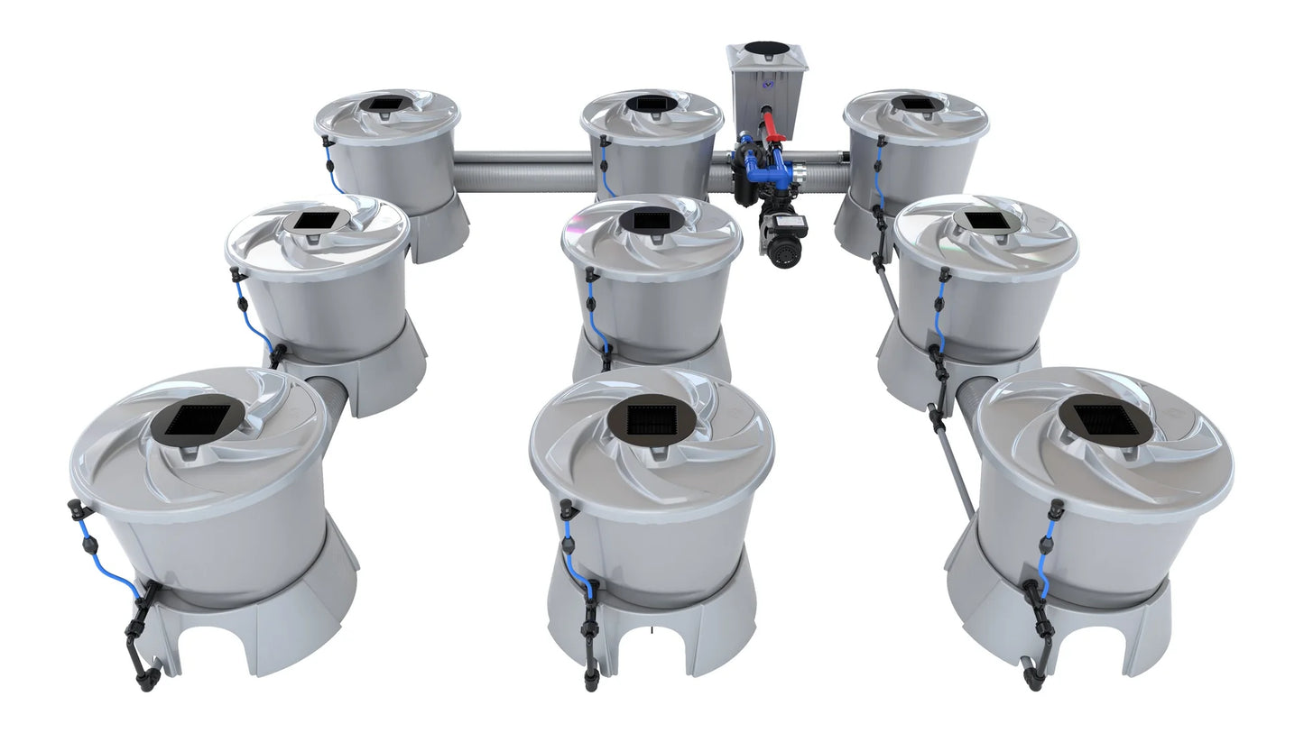 ALIEN Hydroponics V-SYSTEM 9 Pot 3 Row Kit product image 2