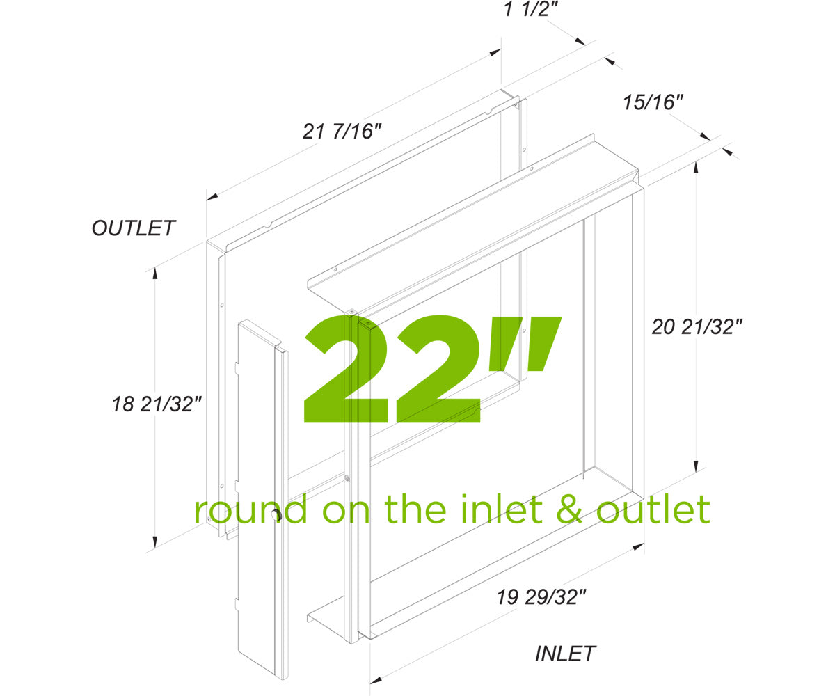 Anden Duct Kit for Anden Dehumidifier Model A320V1 & A320V3 product image 2
