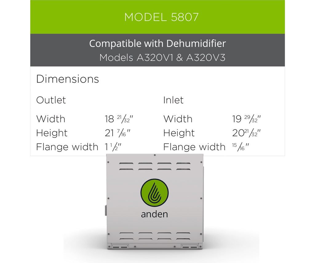 Anden Duct Kit for Anden Dehumidifier Model A320V1 & A320V3 product image 3
