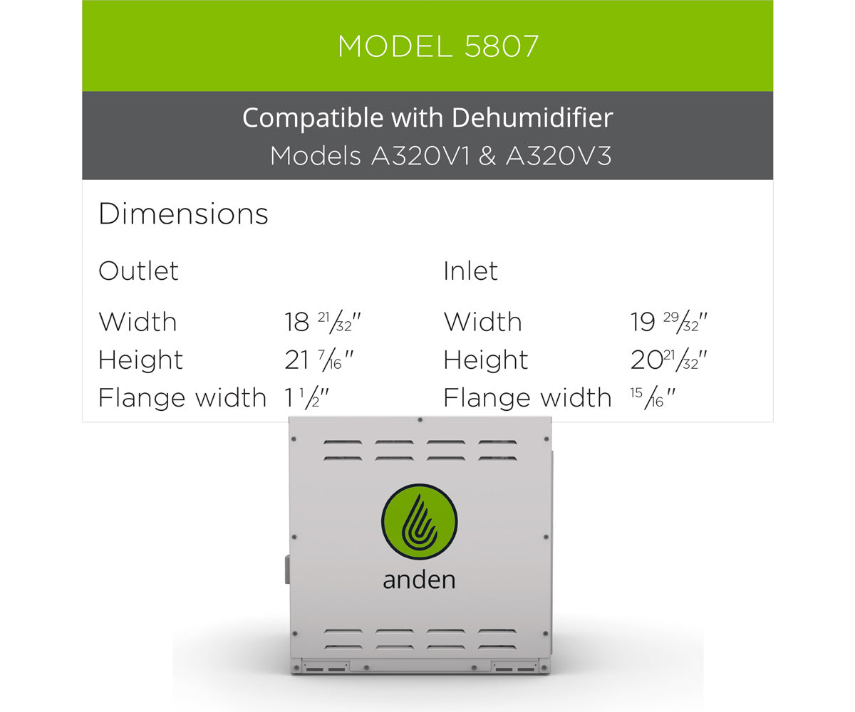 Anden Duct Kit for Anden Dehumidifier Model A320V1 & A320V3 product image 3