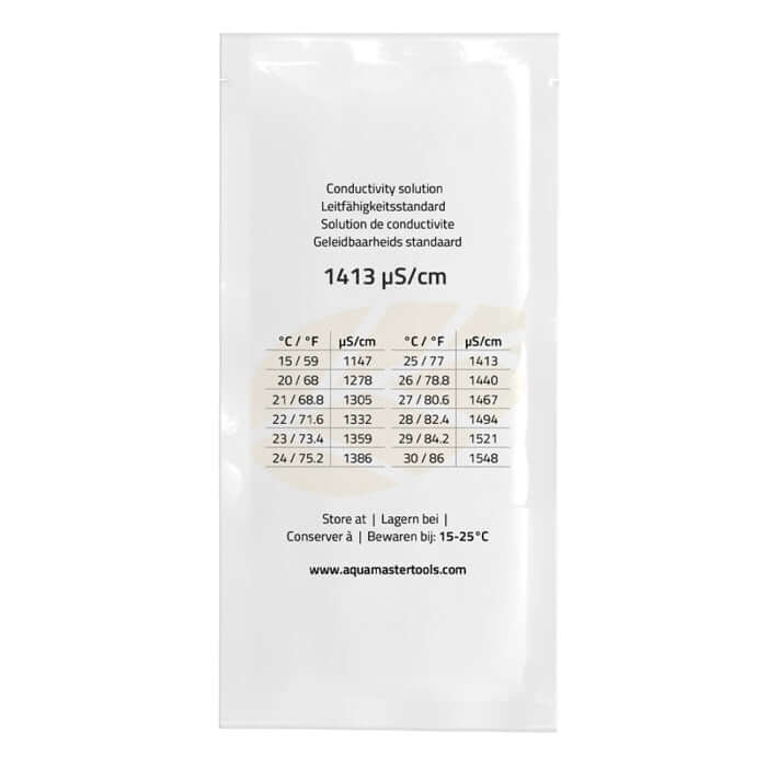 Aqua Master Tools Calibration Solution EC1413 20ml Sachet product image 3