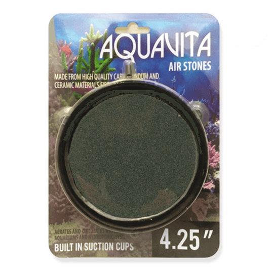 Aquavita 4.25'' Round Air Stone with Suction Cups 851294 Planting & Watering
