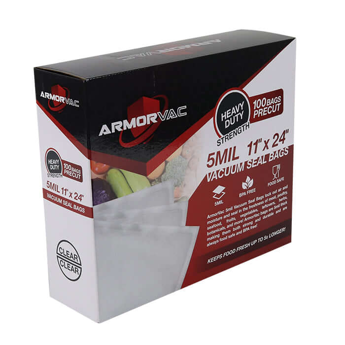 ArmorVac 15"x20" 5mil Precut Vacuum Seal Bags All Clear (50 Pack) product image 6