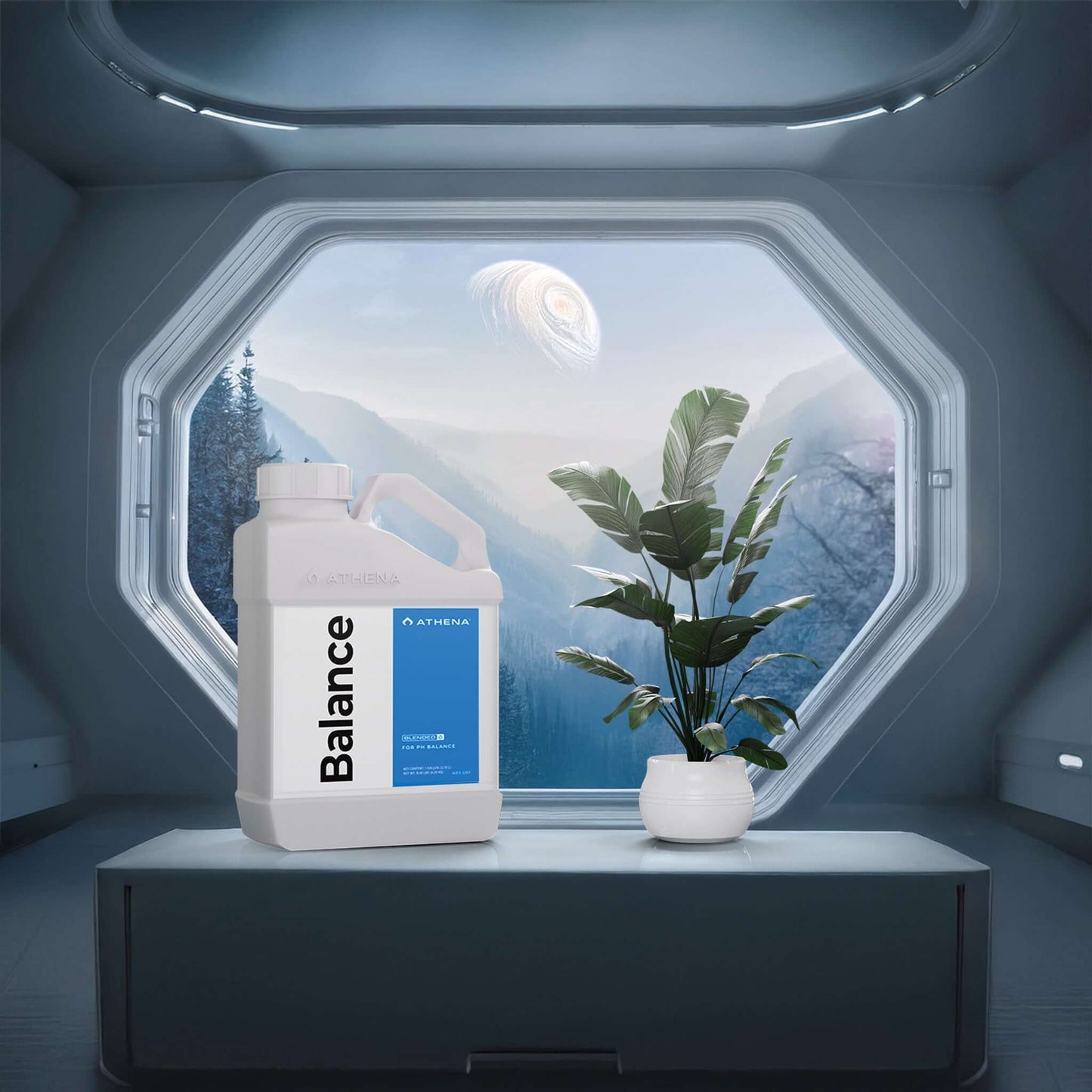 Athena Balance, pH Up, Buffer & Stabilizer for Hydroponic Irrigation Systems, 1 Gallon