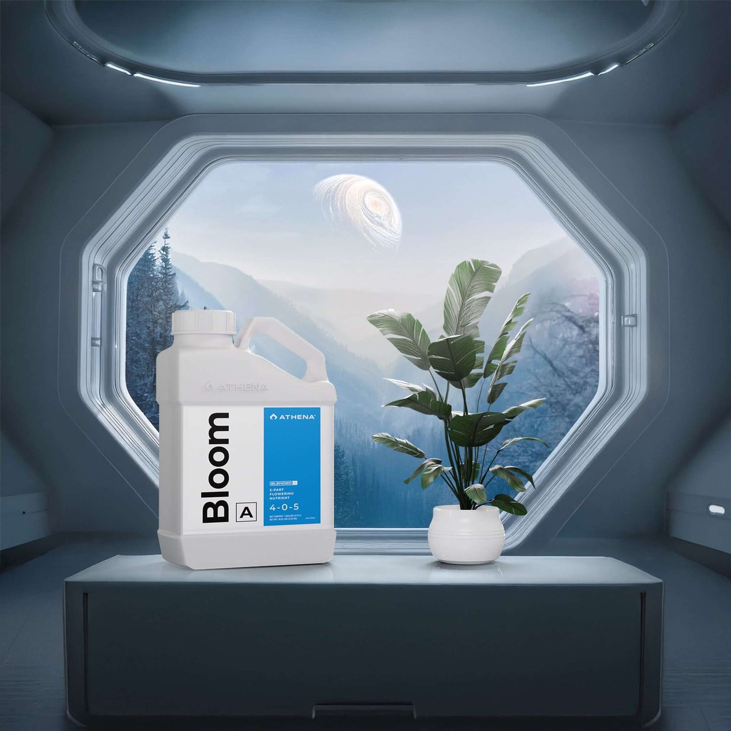 Athena Bloom A, Flowering Hydroponic Nutrient, Formula for Flowering Stage of Fruit & Flower Plants, 1 Gallon