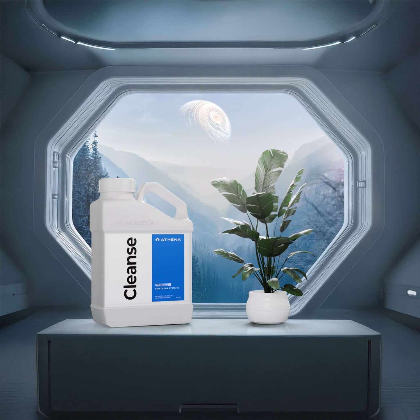 Athena Cleanse, Descaler for Irrigation Systems, Mineral Buildup Removal and Dripper Clogging Prevention, 1 Gallon