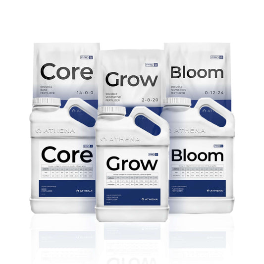 Athena Complete Pro Mix Kit, Hydroponics Fertilizer Concentrate Solution: 2 lb. Each Pro Core, Pro Bloom & Pro Grow with Mixing Jugs