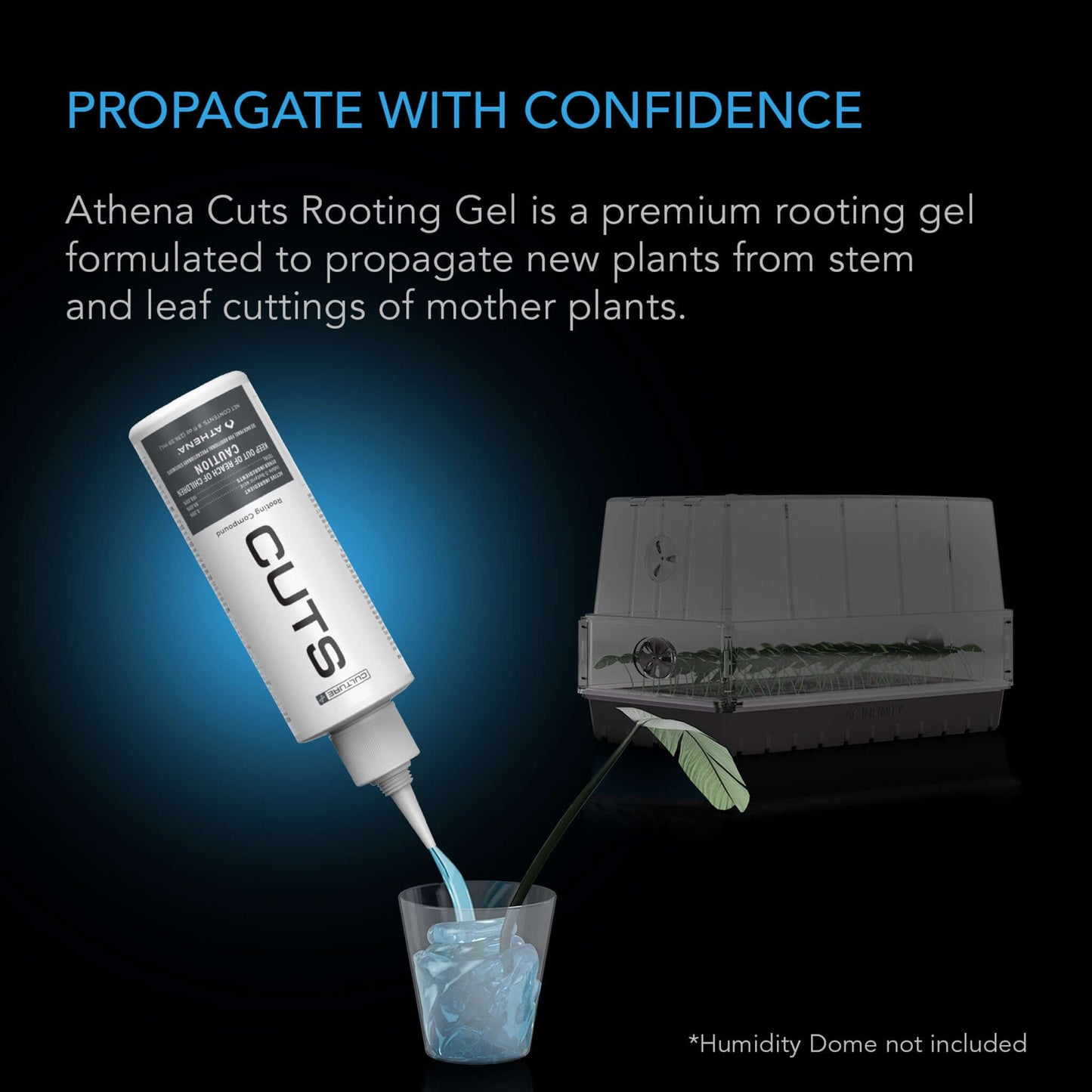Athena Cuts, Water-Based Rooting Gel for Cloning Plants, 8 oz.