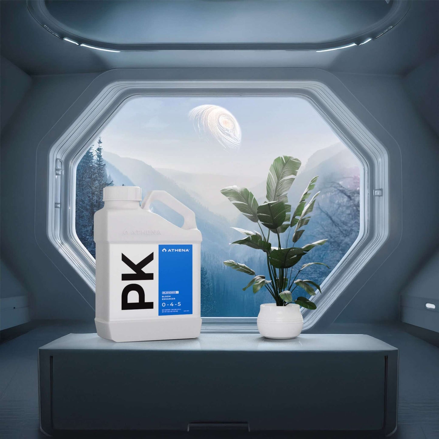 Athena PK, Flowering Phase Fertilizer, Phosphorus and Potassium Supplement Bloom Enhancer for High-Yielding Plants, 1 Gallon