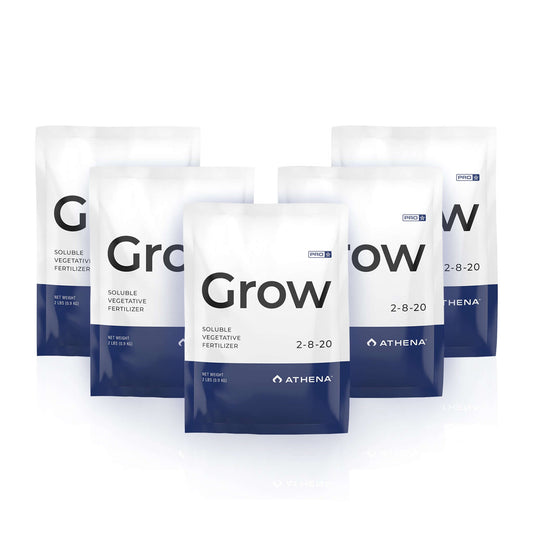 Athena Pro Grow, Dry Soluble Vegetative Fertilizer, Five 2 lb. Bags