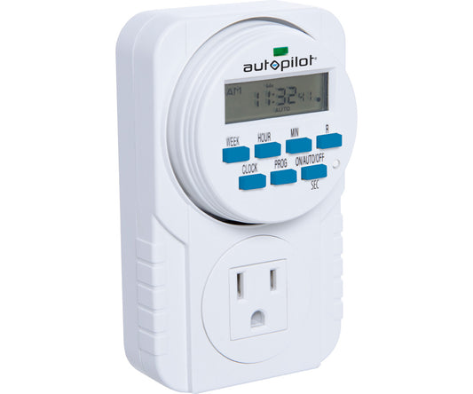 Autopilot 7-Day Grounded Digital Programmable Timer 1725W 15A 1 Second product image 1