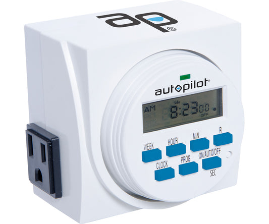 Autopilot Dual Outlet 7-Day Grounded Digital Programmable Timer 1725W product image 1