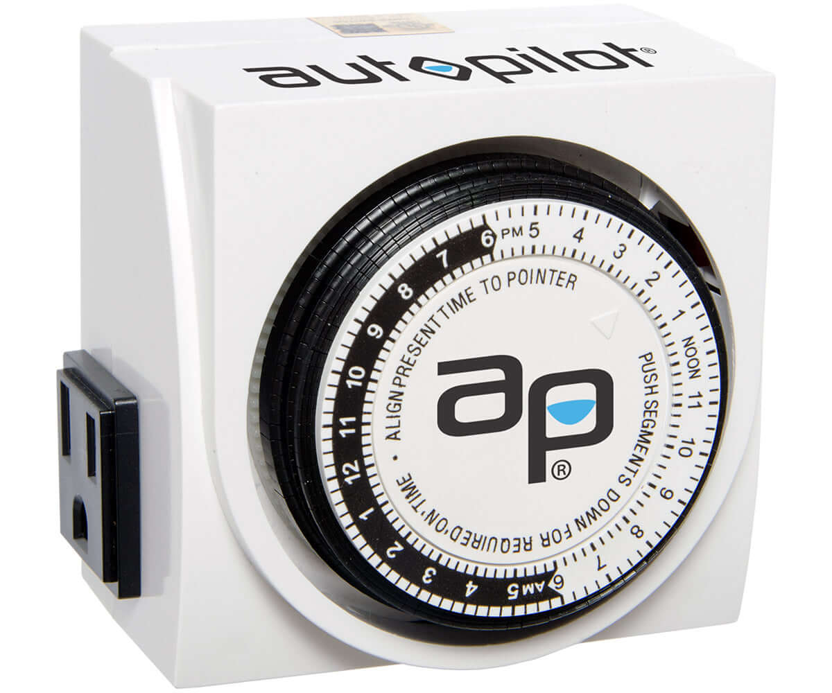 Autopilot Dual-Outlet Analog Grounded Timer 1725W 15A 24 Hour product image 1