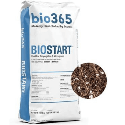 bio365 BIOSTART 1.5cu ft Blend of Fine Coir, Fine Peat, and Fine Perlite BS015001 Planting & Watering 850018264068