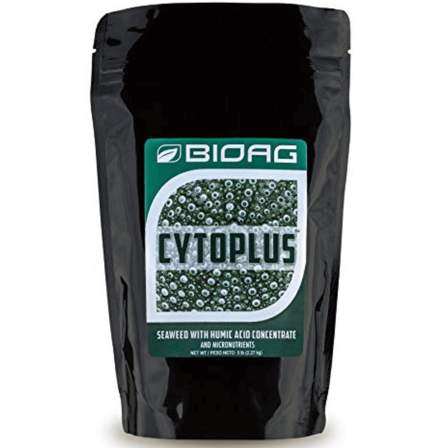 BioAg CytoPlus Organic Humic Acid with Seaweed Extract 5 lb Pouch - Enhance Plant Growth and Soil Health