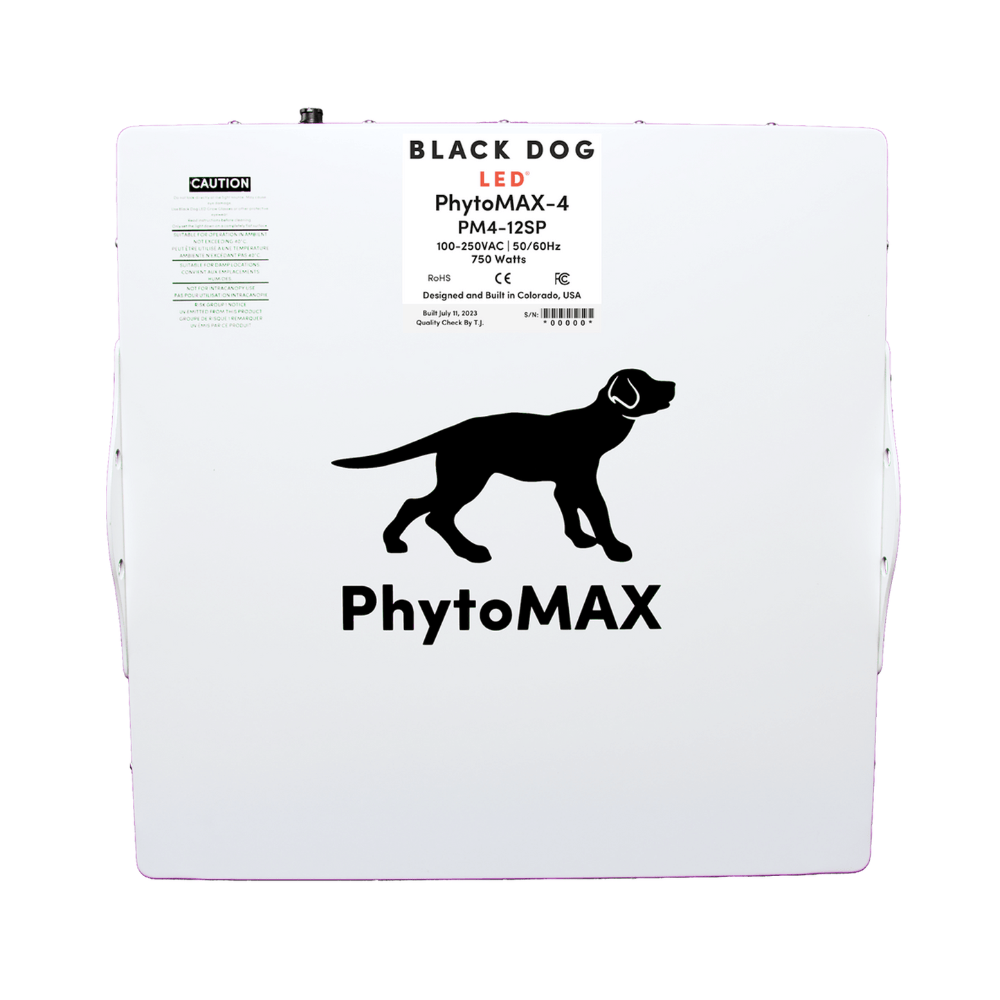 Black Dog LED PhytoMAX-4 12SC 750W LED Grow Light | BD001-0111 | Grow Tents Depot | Grow Lights | 701919640058