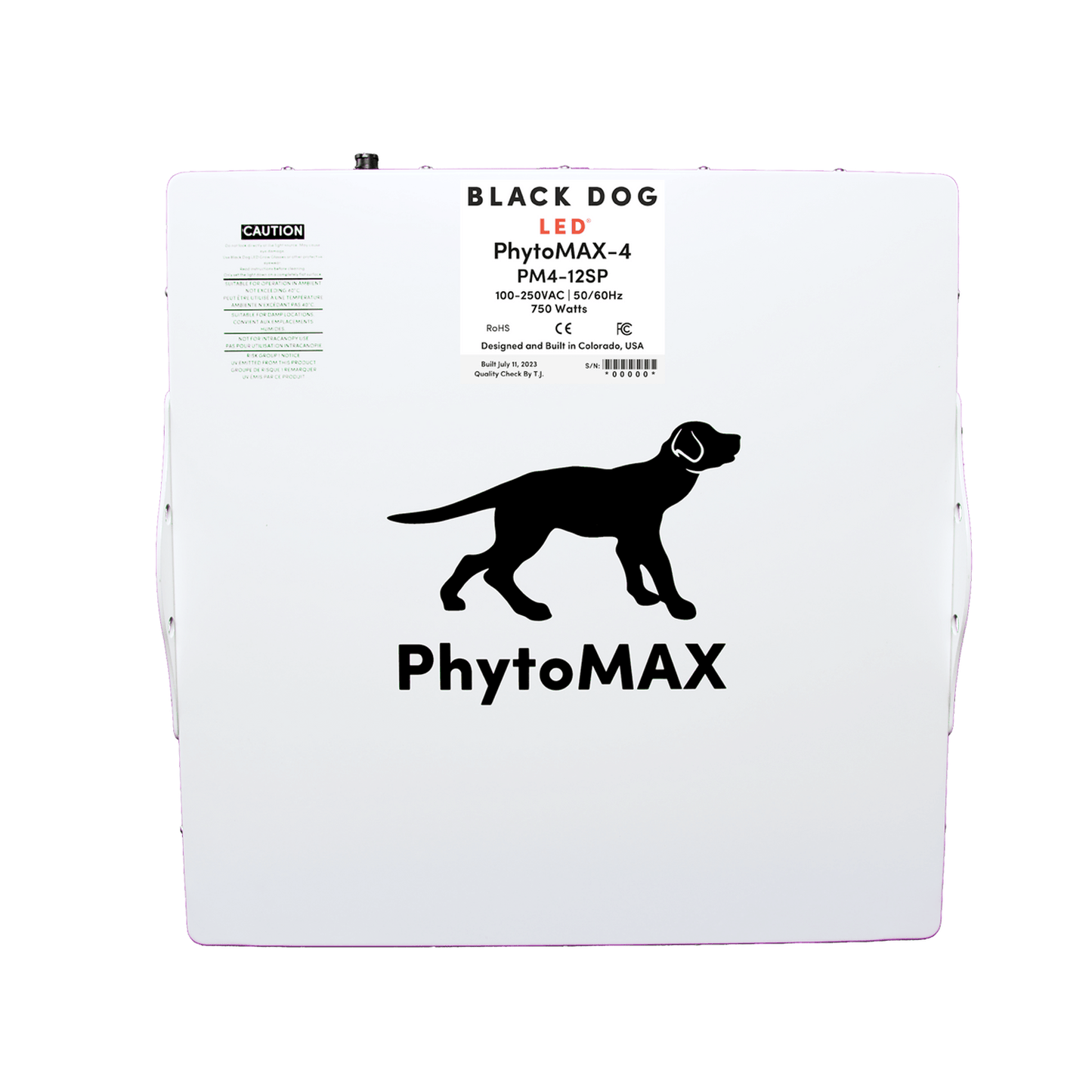 Black Dog LED PhytoMAX-4 12SP 750W LED Grow Light | BD001-0104 | Grow Tents Depot | Grow Lights | 701919639984