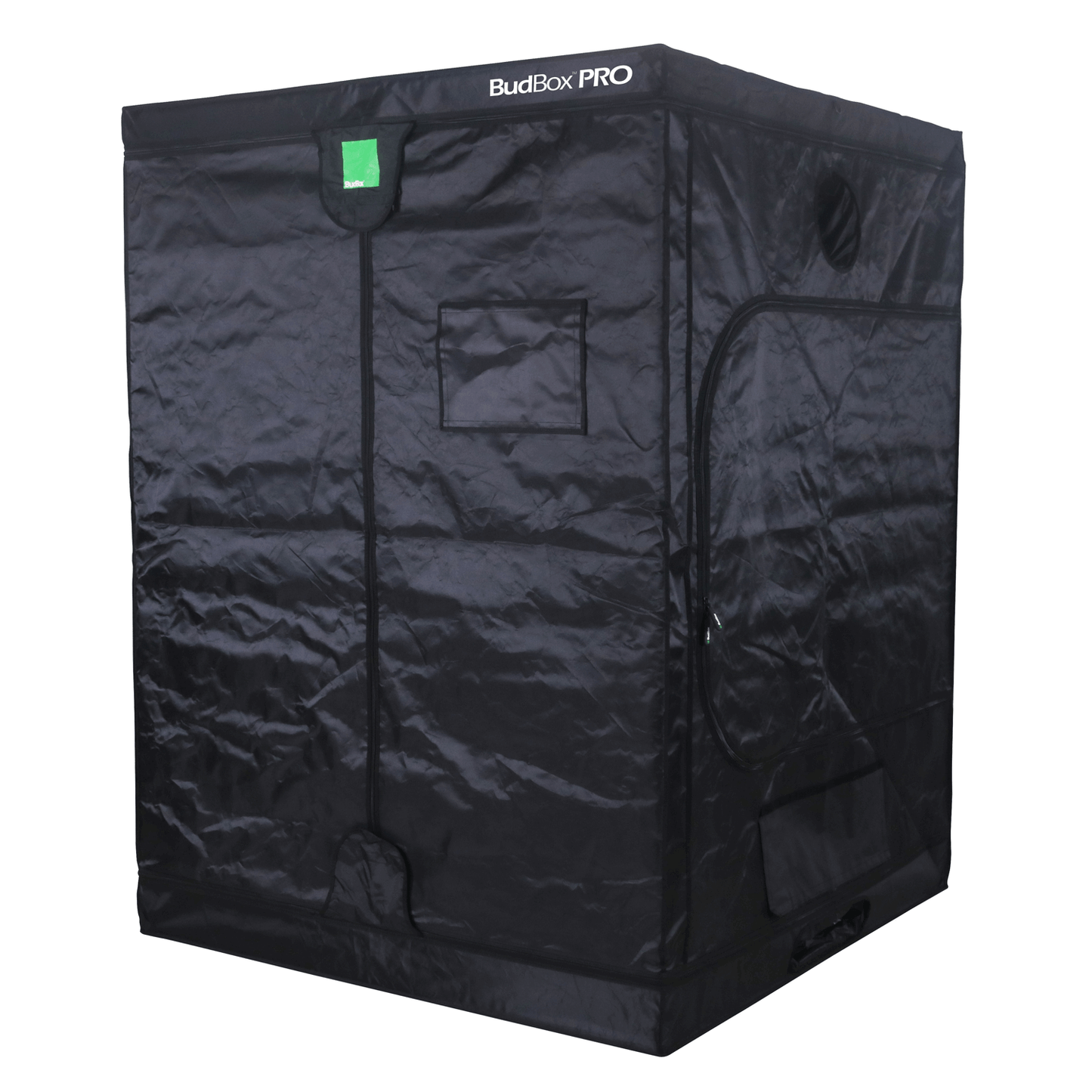 BudBox Pro XL Plus Silver grow tent 150x150x200cm with strong frame, metal corners, and high PAR reflectivity for optimal indoor gardening.