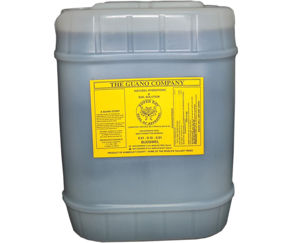 Budswel by Guano Co. 5 gal Nutrients & Additives product image 3
