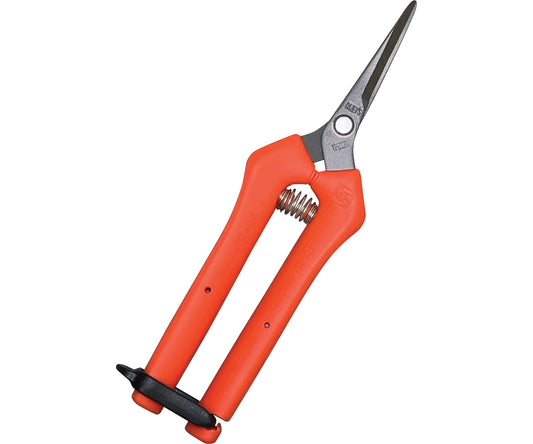 Chikamasa TP-500SRF Spring-loaded Curved Pruners w/ Fluorine Coating product image 1