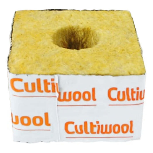 Cultiwool 4" x 4" x 2.5" Blocks of Cultilene Rockwool - Case of 216 product image 1