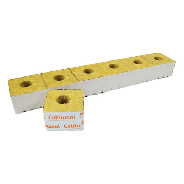 Cultiwool 4" x 4" x 2.5" Blocks of Cultilene Rockwool - Case of 216 product image 2