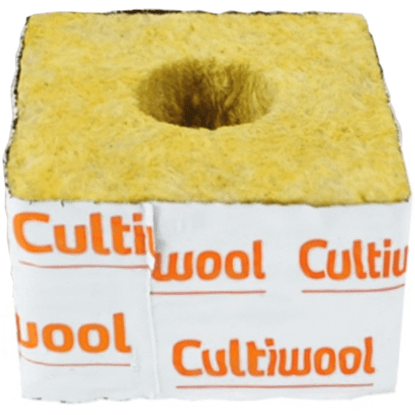 Cultiwool 4x4x2.5 inch Cultilene Rockwool Block for Efficient Growing