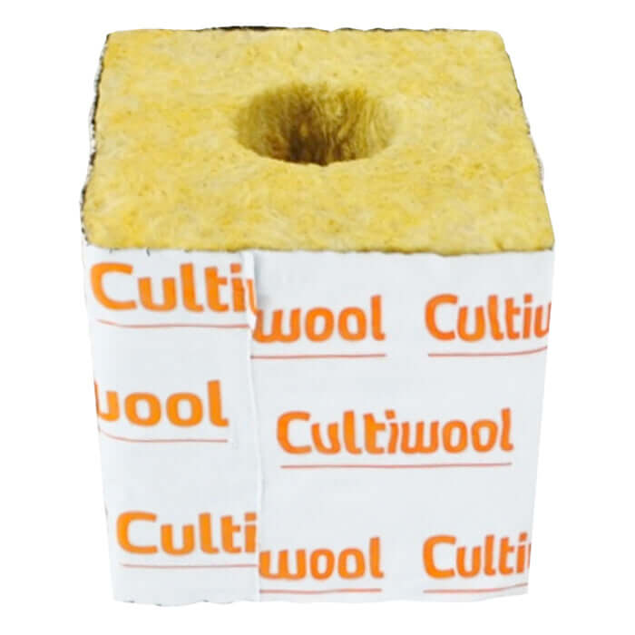 Cultiwool 4" x 4" x 4" Blocks of Cultilene Rockwool - Case of 144 product image 1