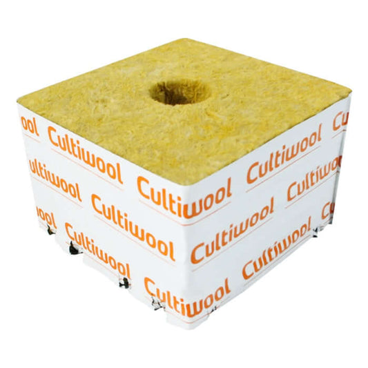 Cultiwool 6" x 6" x 4" Blocks of Cultilene Rockwool w/ Optidrain product image 1