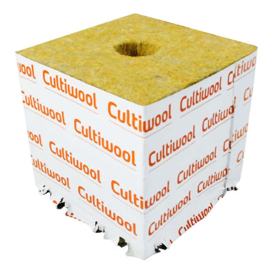 Cultiwool 6" x 6" x 6" Blocks of Cultilene Rockwool w/ Optidrain product image 1