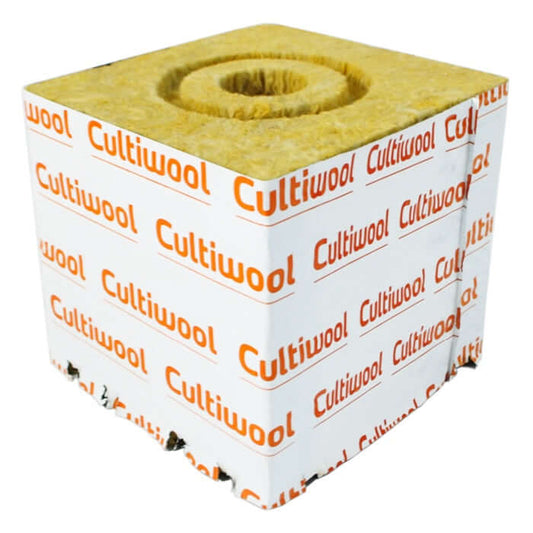 Cultiwool 6" x 6" x 6" Blocks of Cultilene Rockwool w/ Optidrain product image 1