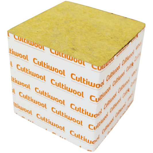 Cultiwool 8" x 8" x 8" Blocks of Cultilene Rockwool - Case of 18 CUL888 Planting & Watering