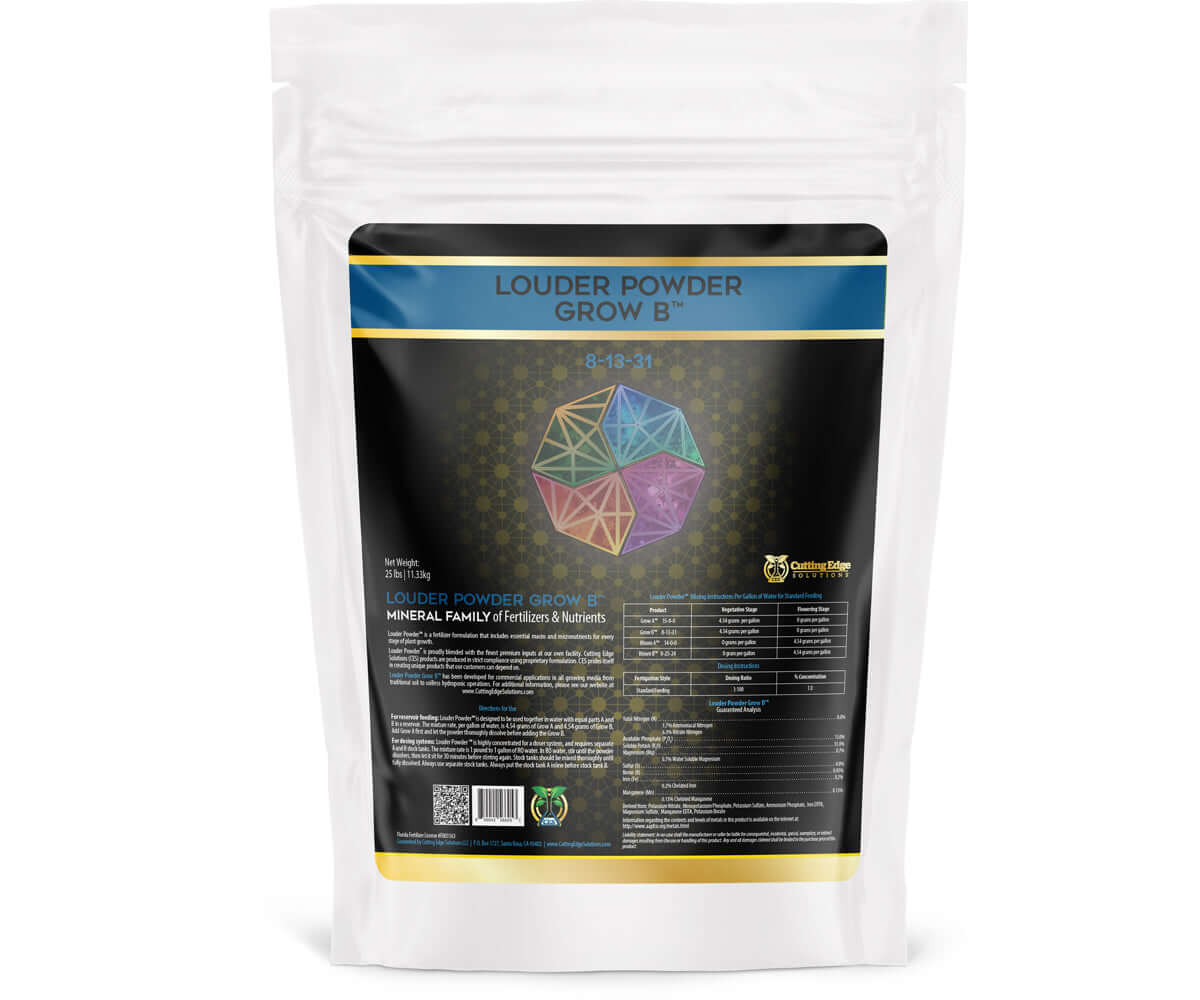 Cutting Edge Solutions Louder Powder Grow B (8-13-31) 25 lb Bag product image 1