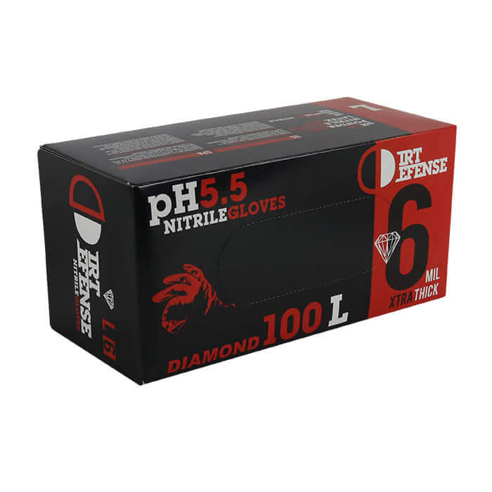 Dirt Defense 6mil Diamond Grip Nitrile Gloves Large 100 Pack product image 2