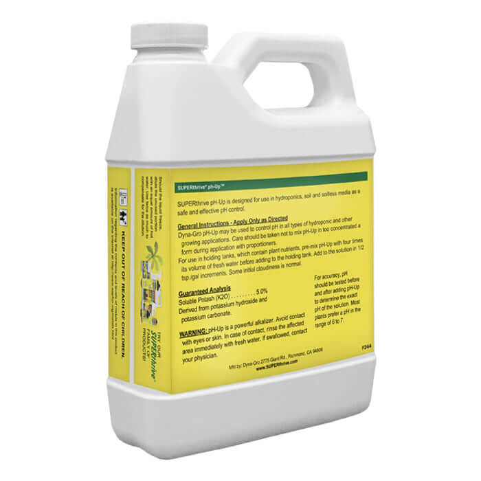 Dyna-Gro SUPERthrive pH-Up - 1 Quart product image 2