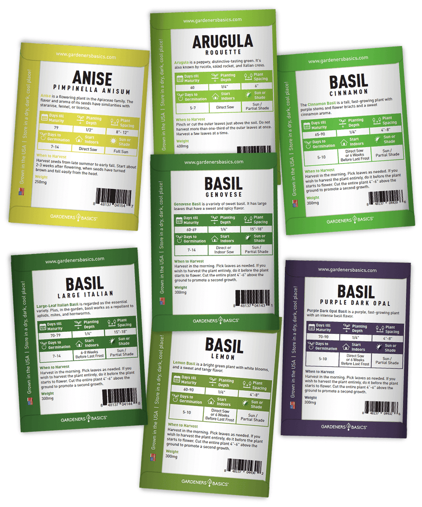 Gardeners Basics Popular Herb Seeds for Planting | 35 Variety Pack product image 2