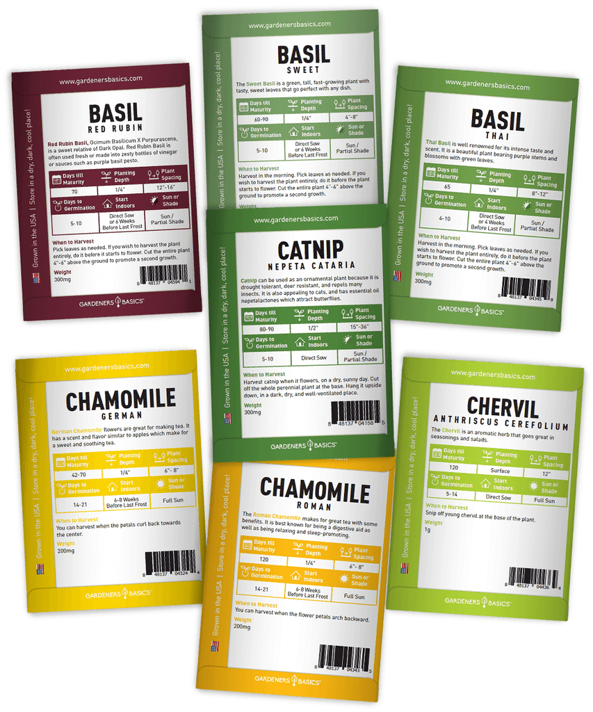 Gardeners Basics Popular Herb Seeds for Planting | 35 Variety Pack product image 3