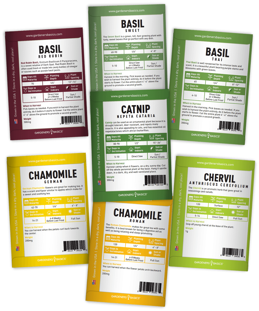 Gardeners Basics Popular Herb Seeds for Planting | 35 Variety Pack product image 3