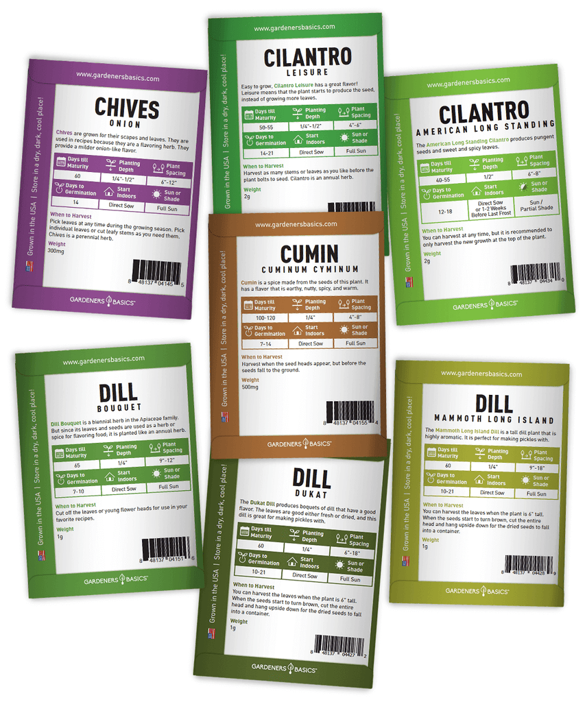 Gardeners Basics Popular Herb Seeds for Planting | 35 Variety Pack product image 4