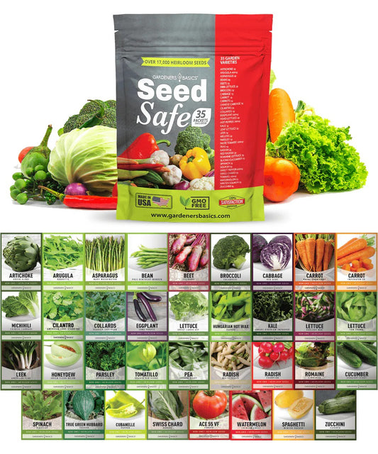 Gardeners Basics Seed Safe Survival Seed Kit - 35 Variety Pack product image 1