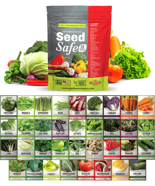 Gardeners Basics Seed Safe Survival Seed Kit - 35 Variety Pack product image 1