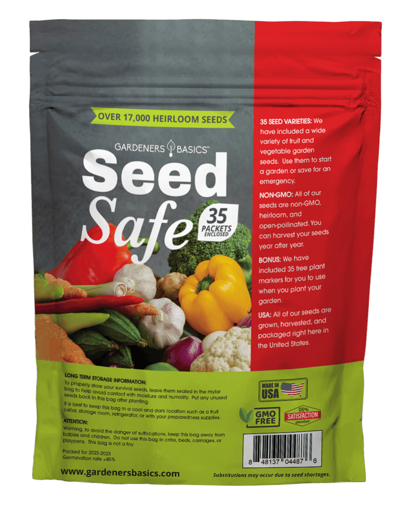 Gardeners Basics Seed Safe Survival Seed Kit - 35 Variety Pack product image 4
